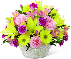 The Basket of Cheer Bouquet from Parkway Florist in Pittsburgh PA
